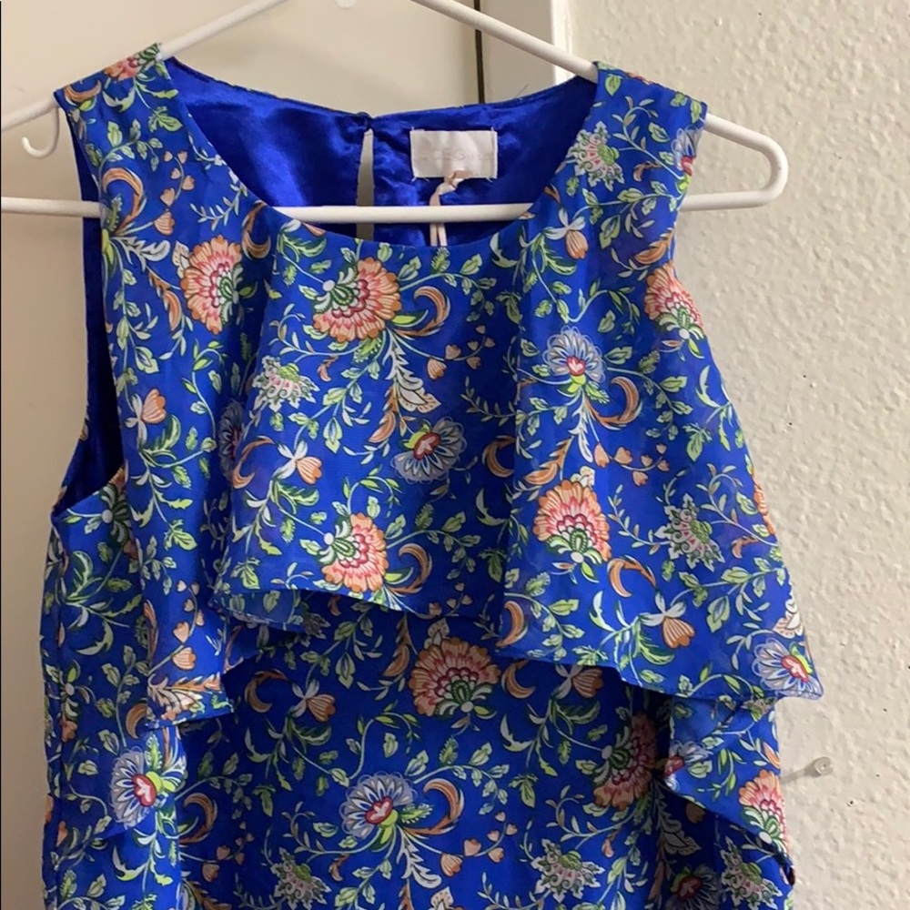 Dazzling blue dress